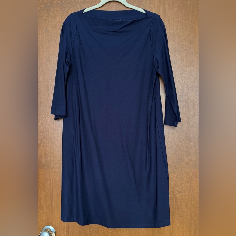 NEW w TAG Eileen Fisher Boatneck Dress, Medium